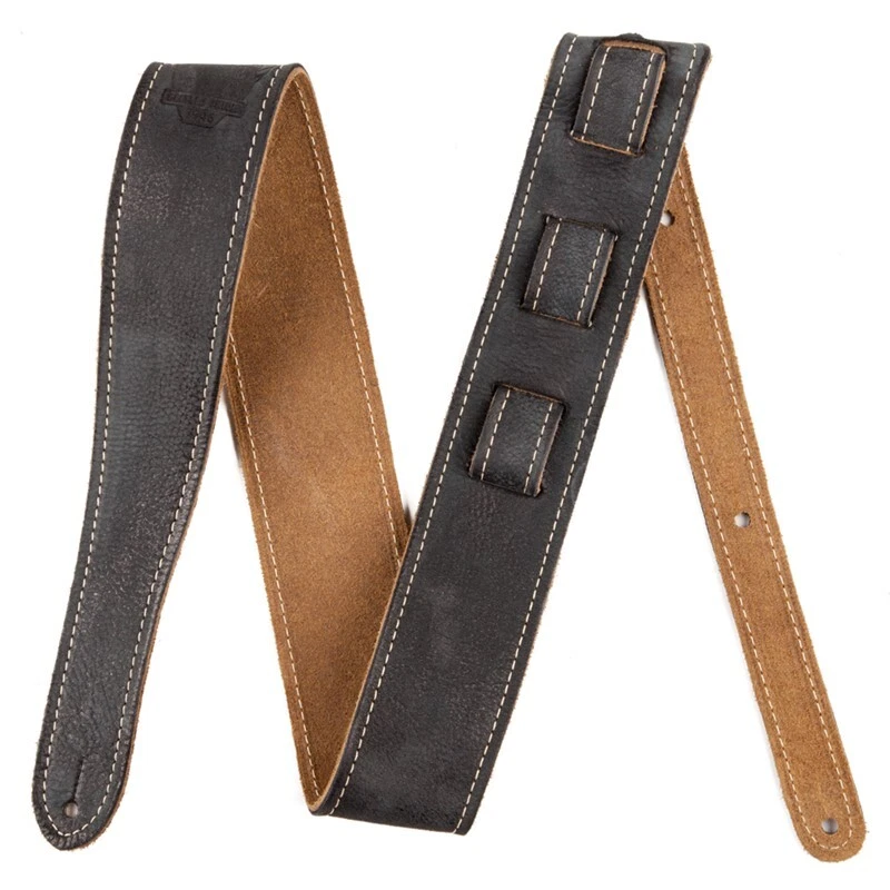 NUEVA Correa de Guitarra Fender Genuina de 2" de Cuero para Carretera, NEGRA, #099-0660-006 Foto 1 de 1