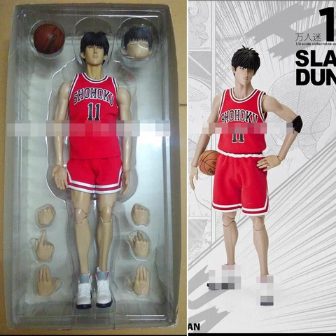 BOAMAN Kaede Rukawa SLAM DUNK 1/6 Action Figure PVC Model Doll B-11 IN STOCK Cover