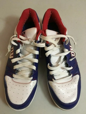 Reebok Mens Size 14 NFL New York Giants Shoes Red White Blue Pre-Owned Cover