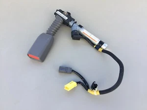 2007-2011 Honda CR-V Front Passenger Seat Belt Receiver Receptor Grey OEM - Picture 1 of 6