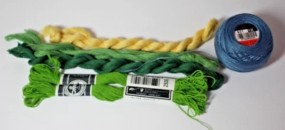 Pearl Cotton Perle Thread 12 Yarn Lot of Crochet Needlepoint and flower thread - Image 1 of 4