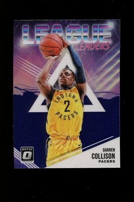 Donruss Optic Purple Holo Prizm League Leaders #7 2018 Darren Collison Pacers Foto 1 de 2
