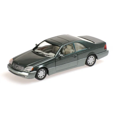 Minichamps 430032604 Mercedes Benz 600 SEC 1992 Green Metallic 1:43 Scale - Image 1 of 3