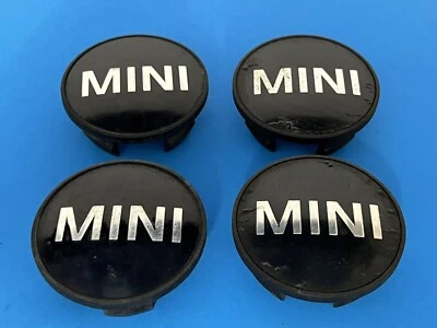 JUEGO DE 4 TAPAS CENTRALES BMW MINI COOPER ORIGINALES DE FÁBRICA ORIGINALES OEM 686109201 Foto 1 de 4