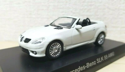 1/64 Kyosho MERCEDES BENZ SLK 55 AMG BLANCO modelo de coche fundido a presión Foto 1 de 3