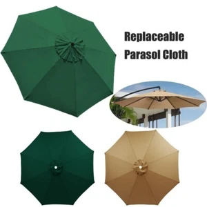 9ft Patio Market Table Outdoor Umbrella Replacement Canopy Cover (Canopy Only) - Picture 1 of 10