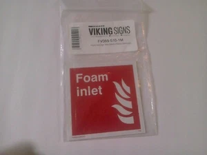 Sign. Foam inlet . plastic 1mm thick - Imagen 1 de 1