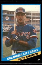 1988 CMC Oklahoma City 89ers Scott Anderson Oklahoma City 89ers #1