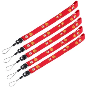 5pcs Telefon Handgelenk Lanyard Hals Schlüssel Halter Abtrünnigen Lanyards - Zdjęcie 1 z 12