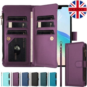 For Motorola MOTO G85 G84 G54 G75 Edge 50 Case Wallet Leather Shockproof Cover - Picture 1 of 77