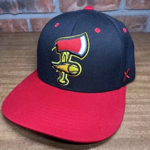 Cappello da baseball Savannah Bananas Ball vigili del fuoco X09 grande Flexfit nero rosso - Foto 1 di 9