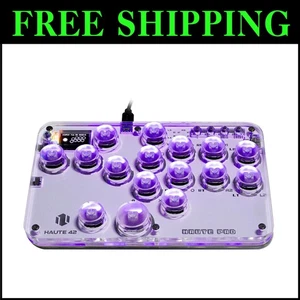 Haute42 G16 Arcade Fight Stick: RGB Controller for Multi-Platform Gaming - Picture 1 of 10