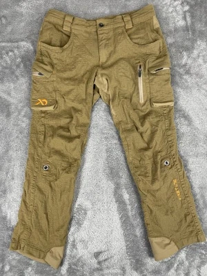 Pantalones First Lite Obsidian Para Hombre Medianos Lana Exterior Caza Carga Marrón Camping Foto 1 de 4