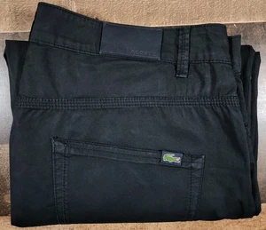 Lacoste Chino Hose Herren 34x31 Schwarz Straight - Bild 1 von 13
