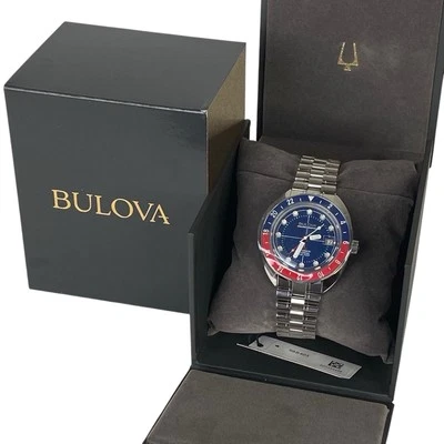 Bulova Devil Diver Automatic Oceanographer GMT 96B405 New In Box RRP $1950 - Image 1 of 4