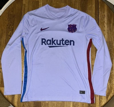 Camiseta manga larga FC Barcelona, Messi #10, púrpura rara edición especial, grande Foto 1 de 4