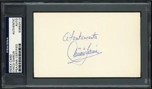 Vinicio Chico Garcia Autographed 3x5 Index Card Orioles Atentamente PSA/DNA 4 - Picture 1 of 2