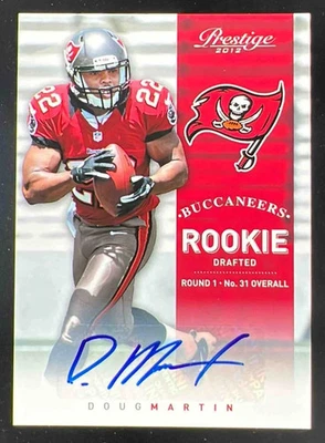 2012 Panini Prestige Rookie Autographs #245 Doug Martin Autograph RC Auto /499 - Image 1 of 2