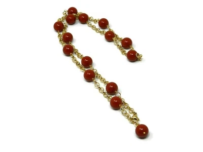 Collana Lunga Donna Corallo Rosso Sardegna - Made in Italy DodiGioielli.it - Immagine 1 di 4