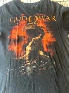 Vintage God Of War T Shirt Black Men’s Medium 2005 Y2K PlayStation - Picture 1 of 19