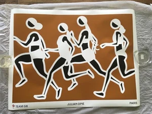 Julian Opie - Official Team GB Paris 2024 Olympic Games (Female Runners / Track) - Picture 1 of 12