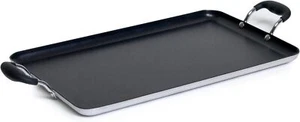 Heavy Duty Tortilla Cast Iron Griddle Oval Skillet Comal Para Tortillas Flat Pan - Picture 1 of 9