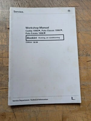 VAG Service VW Caddy  & Polo Classic/Estate Running Gear Self-diagnosis For ABS - Image 1 of 4