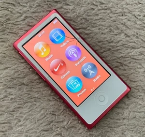 Apple iPod Nano 7th Gen 16GB Red/Pink - Picture 1 of 3