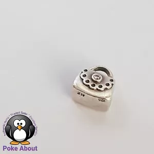 Authentic Pandora Pink CZ Handbag Purse Charm Retired 790309PCZ - Picture 1 of 7