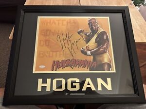 Wwe Elite Hulk Hogan Autograph 11x14 Framed Photo Autographed Tristar COA MINT!