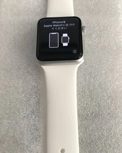 APPLE WATCH-SERIES 3-ALUMINIUM-4G-42MM-SILVER/WHITE-B STOCK (I 179) - Picture 1 of 5