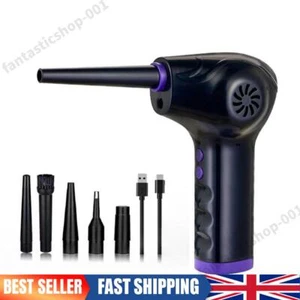 Cordless Air Blower Rechargeable 6000mAh/10000mAh for Keyboard Computer Cleaning - Afbeelding 1 van 18