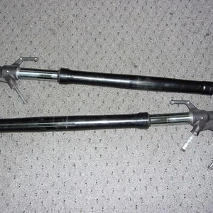 00 OEM FRONT FORKS SHOCK SUSPENSION SET PAIR - Picture 1 of 2