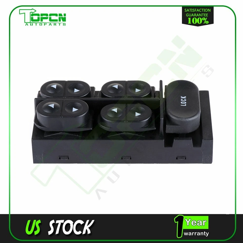 Interruptor de ventana delantero izquierdo se adapta a Ford Mustang Convertible 5,0 L 2,3 L 1987-1993 Foto 1 de 4