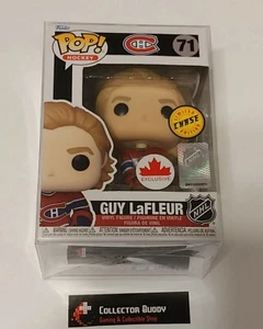 Limited Chase Funko Pop! NHL 71 Guy LeFleur Montreal w/ Cup Canada Exclusive Pop - Foto 1 di 1