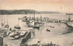 1923 TENBY Harbour and Fishing Boats Pembrokeshire Maclaren Postcard - Picture 1 of 1