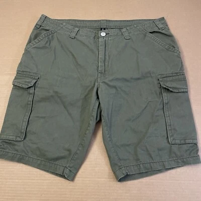 Pantalones Cortos Carga True Religion Adulto 42 Verde Utilitario Bolsillos con Botones a Presión Y2K Para Hombres Foto 1 de 4