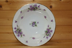 Rossetti Spring Violets Round Serving Bowl, 9" - Picture 1 of 6