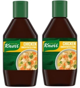 Knorr Concentrated Chicken Cooking Stock Broth Soup Gravy, 8.45 oz (2 Bottles) - Picture 1 of 2