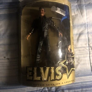 1993 Hasbro Elvis Presley’68 Special 12” Poseable Doll Original Box (M6) - Picture 1 of 2