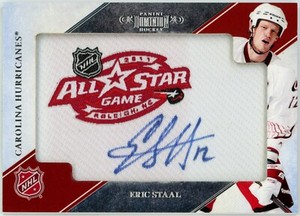 2010-11 Dominion All-Star Embroidered Eric Staal Auto 2/15 #20