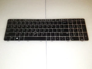 HP EliteBook 755 850 G3 G4 Zbook 15u G3 G4 Keyboard US Non-Backlit SG81110-XUA - Afbeelding 1 van 2