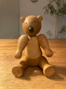 Kay Bojesen Danimarca Orsi in legno con arti mobili - Figurine da collezione - Foto 1 di 9