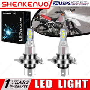 For Honda XR250L XL350R XL600R 2X 9003 H4 LED Headlights Bulbs High Power White - Picture 1 of 12