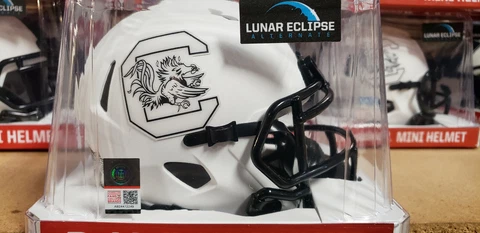 SOUTH CAROLINA GAMECOCKS NEW STYLE LUNAR ECLIPSE REPLICA MINI HELMET  RIDDELL Cover