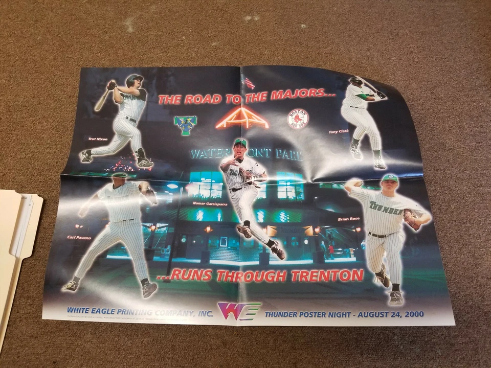 Trenton Thunder Minor Baseball 22" x 17" "The Road to The Majors..." Poster 2000 - Image 1 of 1