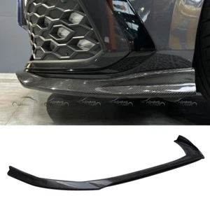 O Style For 2021UP VW Golf 8 GTI MK8 Carbon Fiber Front Lip Bumper Spoiler - Picture 1 of 19