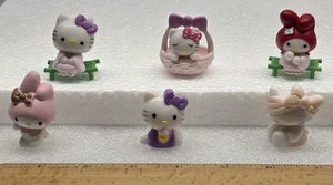 6 Pc Unbranded Cake Toppers Mini Kitty Figurines Cupcake Topper Figures - Set C - Picture 1 of 3