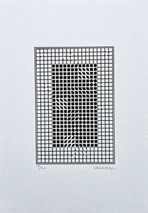 VICTOR VASARELY - Tinko - signed, numbered edition 106/500, 35x50cm - Picture 1 of 5