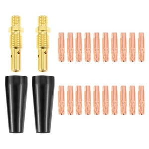 24PCS Flux Core Gasless Nozzle Welding Kit Compatible with Lincoln Magnum 100L - Picture 1 of 9